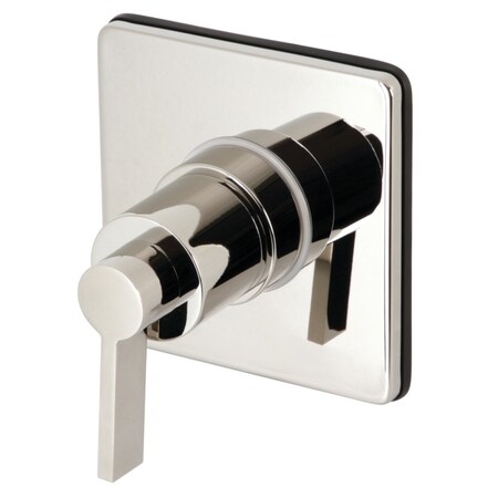 Kingston Brass KS3046NDL Single-Handle Three-Way Diverter Valve with Trim Kit, Polished Nickel KS3046NDL